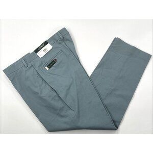Lauren Ralph Lauren Pants Mens 38x30 Blue Chino Flat Front Straight Khakis NEW